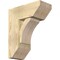 Ekena Millwork Thorton Slat Rough Sawn Bracket w/ Offset Brace, Douglas Fir, 8"W x 18"D x 22"H BKT0806X18X22THR06RDF - alternate 1